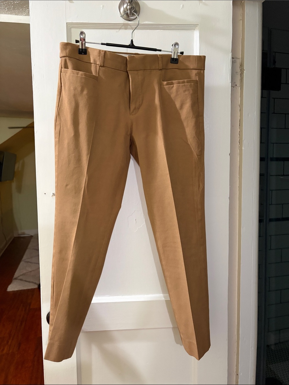 Banana Republic Tailored Chino Pants in Camel